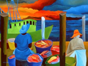Fish Baskets by Ivey Hayes (1130)