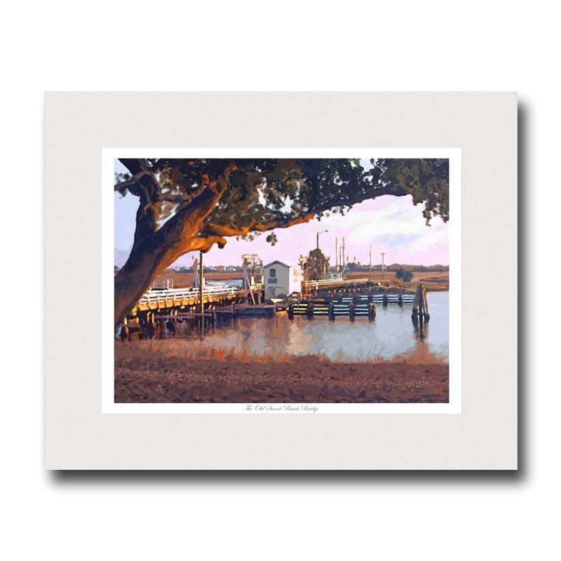 Old Sunset Beach Bridge by Miller Pope