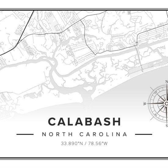 Calabash NC Map