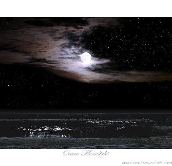 Ocean Moonlight- Photo by Ken Buckner (2096)