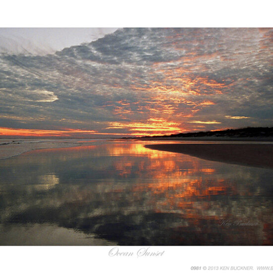 Ocean Sunset- Photo by Ken Buckner (0981)