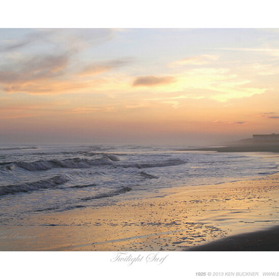 Twilight Surf- Photo by Ken Buckner (1925)