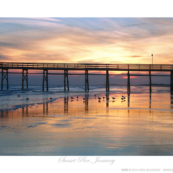 Sunset Pier, January- Photo by Ken Buckner (1078)