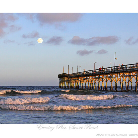 Evening Pier Sunset Beach- Photo by Ken Buckner (2082)