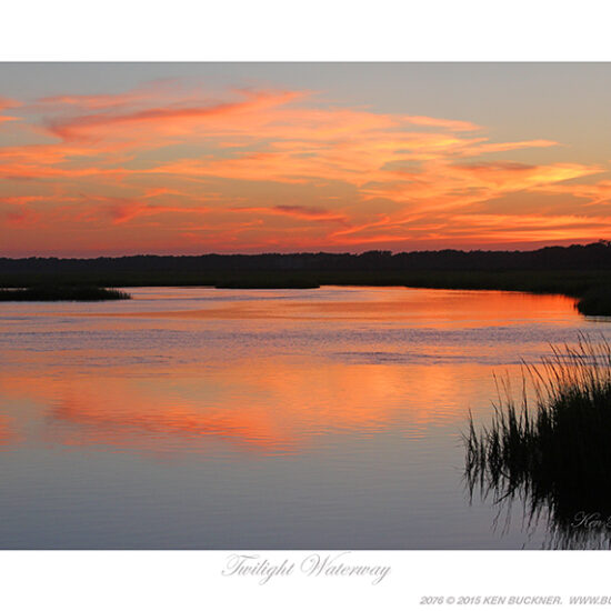 Twilight Waterway- Photo by Ken Buckner (2076)