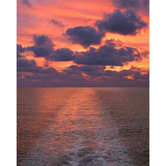 Sunset at Sea- Photo by Ken Buckner (1895)