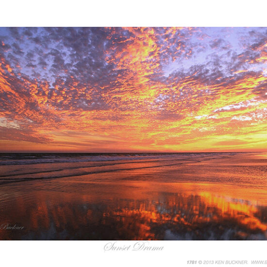 Sunset Drama- Photo by Ken Buckner (1781)