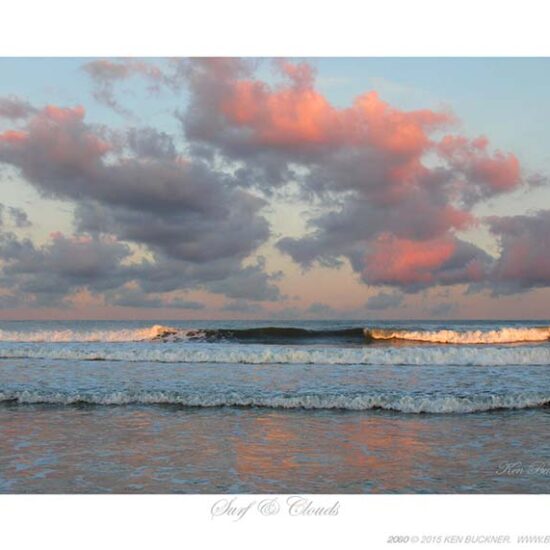 Surf & Clouds- Photo by Ken Buckner (2060)
