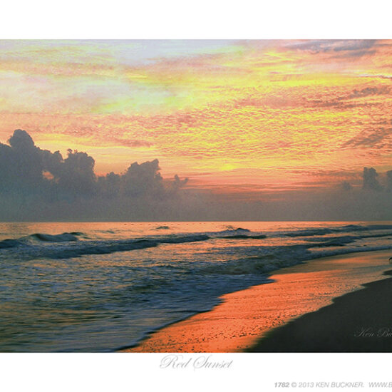 Red Sunset- Photo by Ken Buckner (1782)