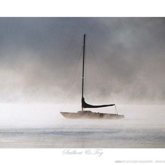 Sailboat & Fog- Photo by Ken Buckner (0404)