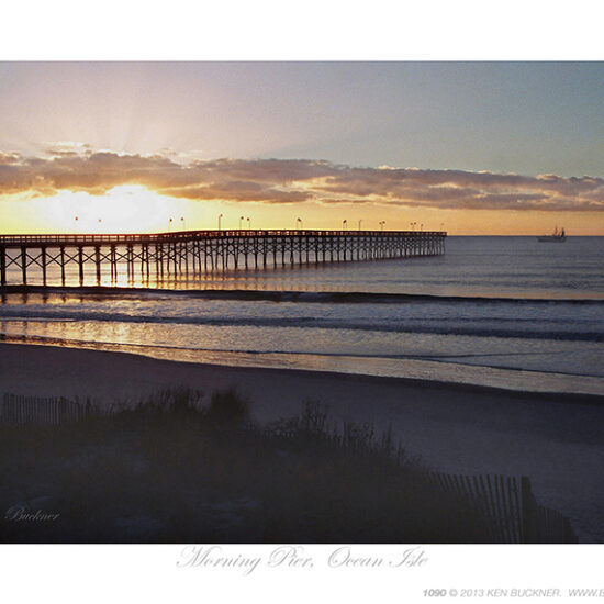 Morning Pier, Ocean Isle- Photo by Ken Buckner (1090)